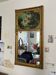 Miroir murale vintage doré avec reproduction "Les Quatre Saisons - L'A
