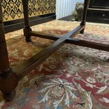 Rustic oval Louis XIII oak farm table