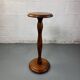Wooden pedestal table