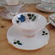 Lot of 4 coffee cups and mismatched Bavaria porcelain cups