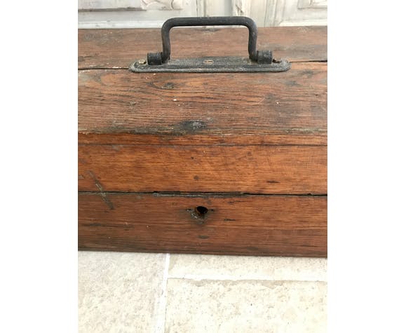 Vintage 90 cm wooden case