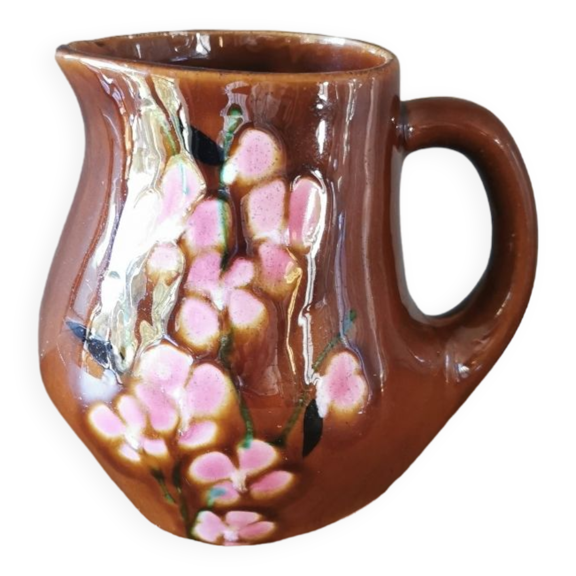 Poet Laval vintage ceramic pitcher