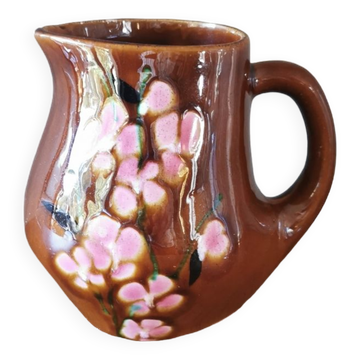 Vintage ceramic pitcher Poet Laval