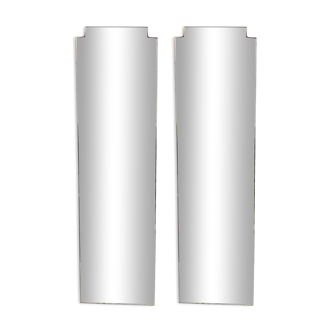 Duo bevelled mirrors - 150x42cm