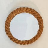Miroir rond en corde d'Audoux Minet
