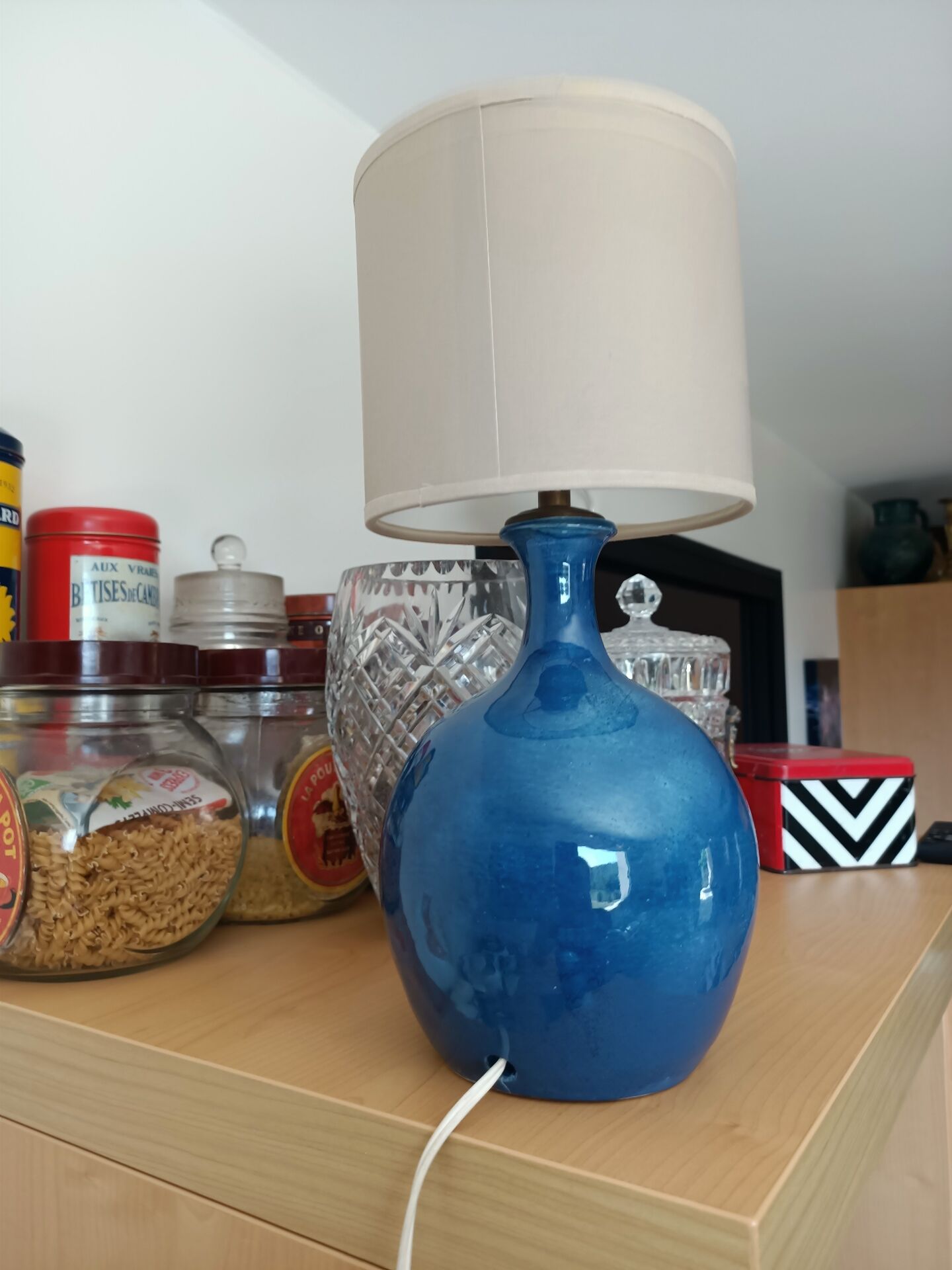 Vintage Paris Key Lamp