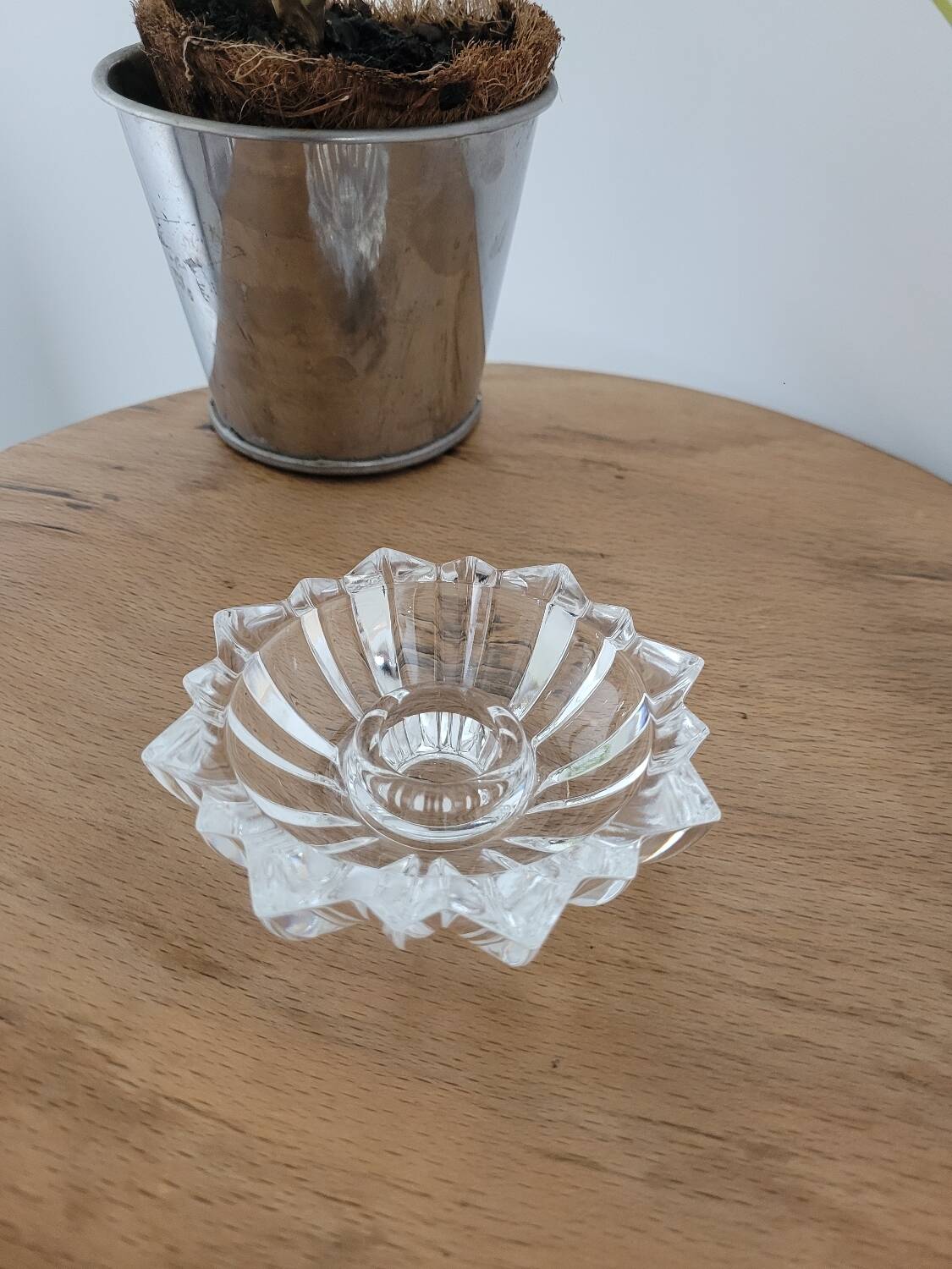 Cheverny crystal star candle holder