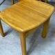 Lot de 4 chaises scandinave möbelfabrik glostrup orme massif vintage 70