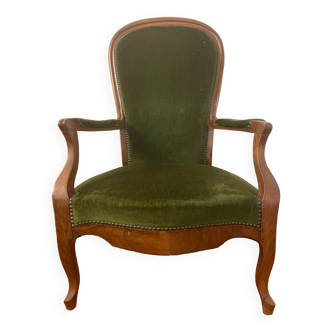 Fauteuil Voltaire - Noyer d’époque LP