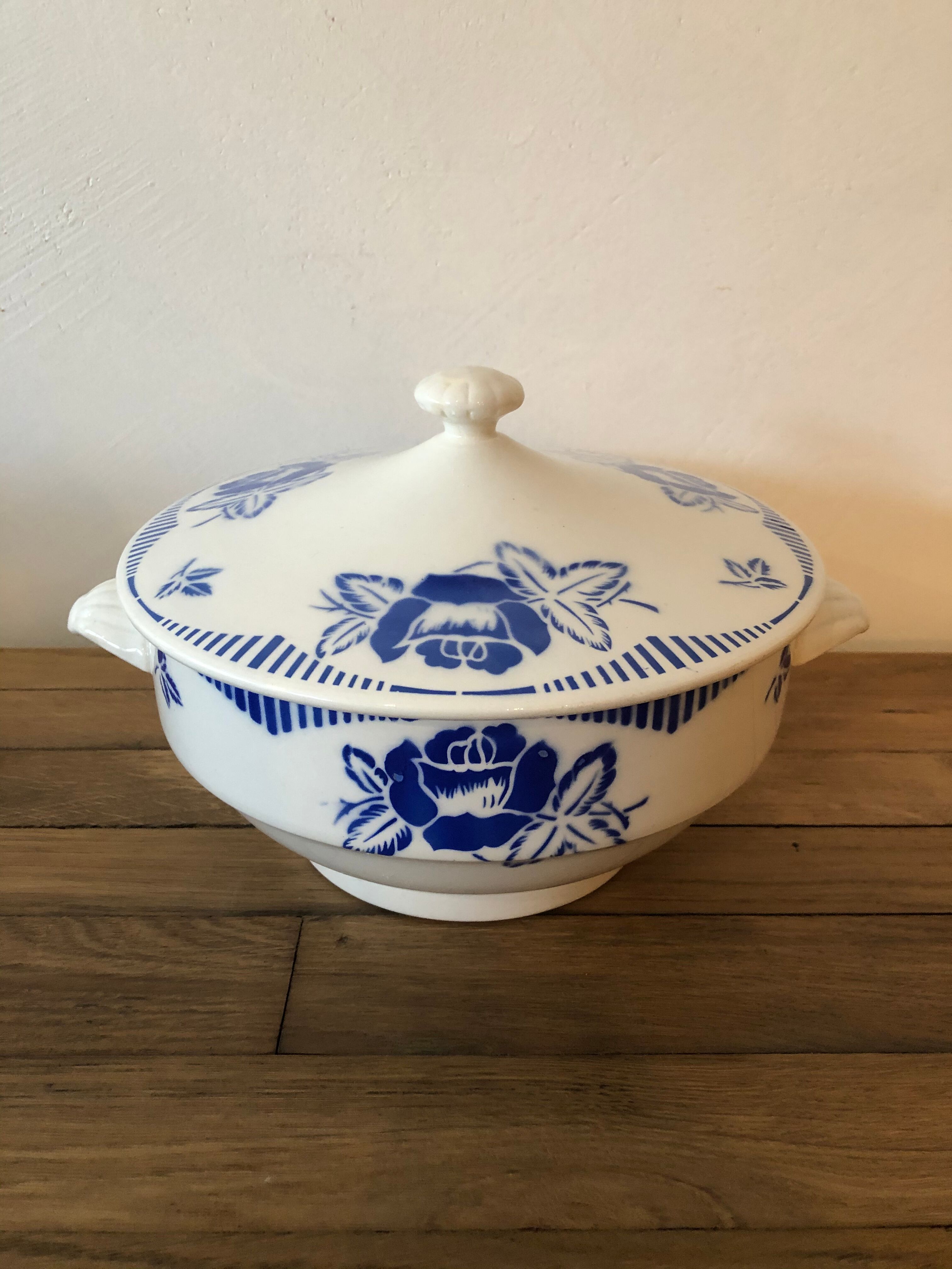 Vintage soup, Digoin Sarreguemines, Model Algar