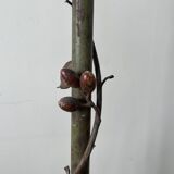 Florentine floor lamp in old painted sheet metal