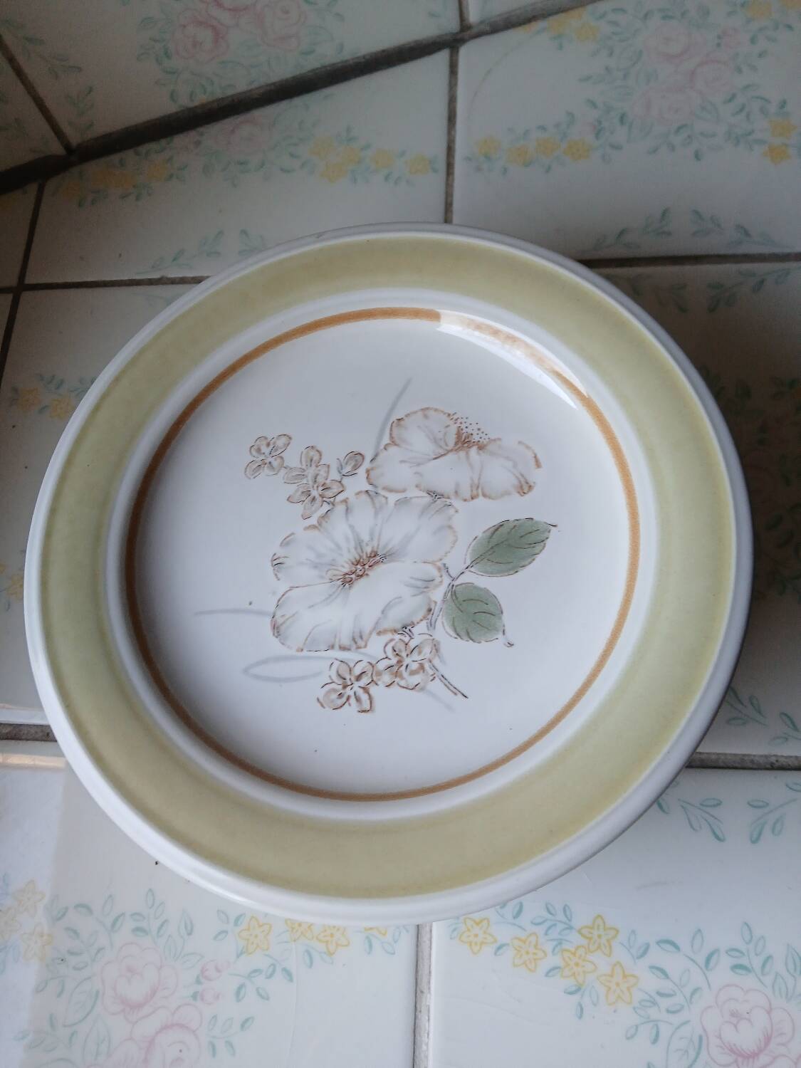 6 dessert plates - "Impressions by Daniele - Country Day"