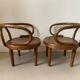 Lot de 2 fauteuils Fischel enfant ancien