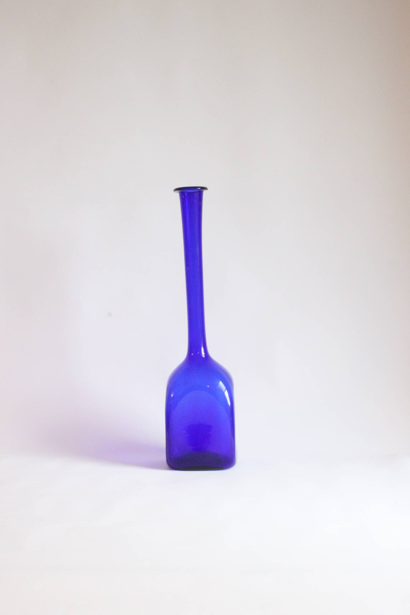 Cobalt Blue Empoli Glass Vase