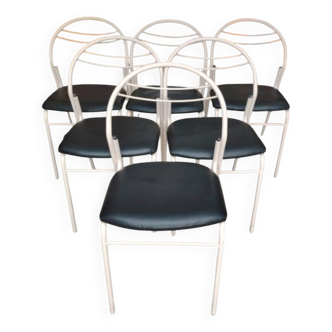 Suite de 6 chaises vintage