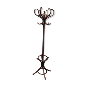 Parrot coat rack wood curved 1950s