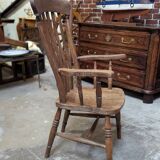 Grand fauteuil en châtaignier