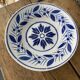 Lot of 4 blue hollow plates