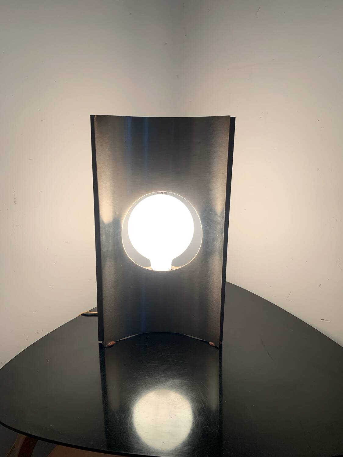 60s stainless steel lamp