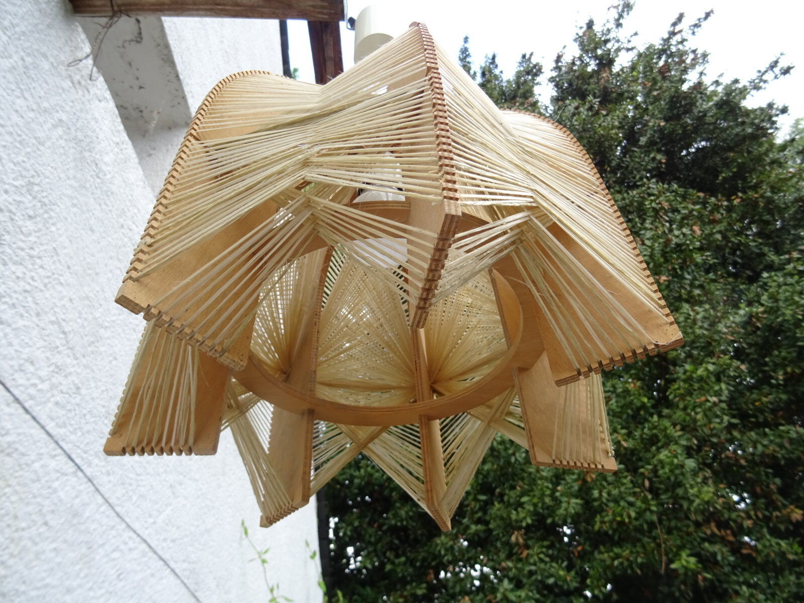 60s wire and wood hanging