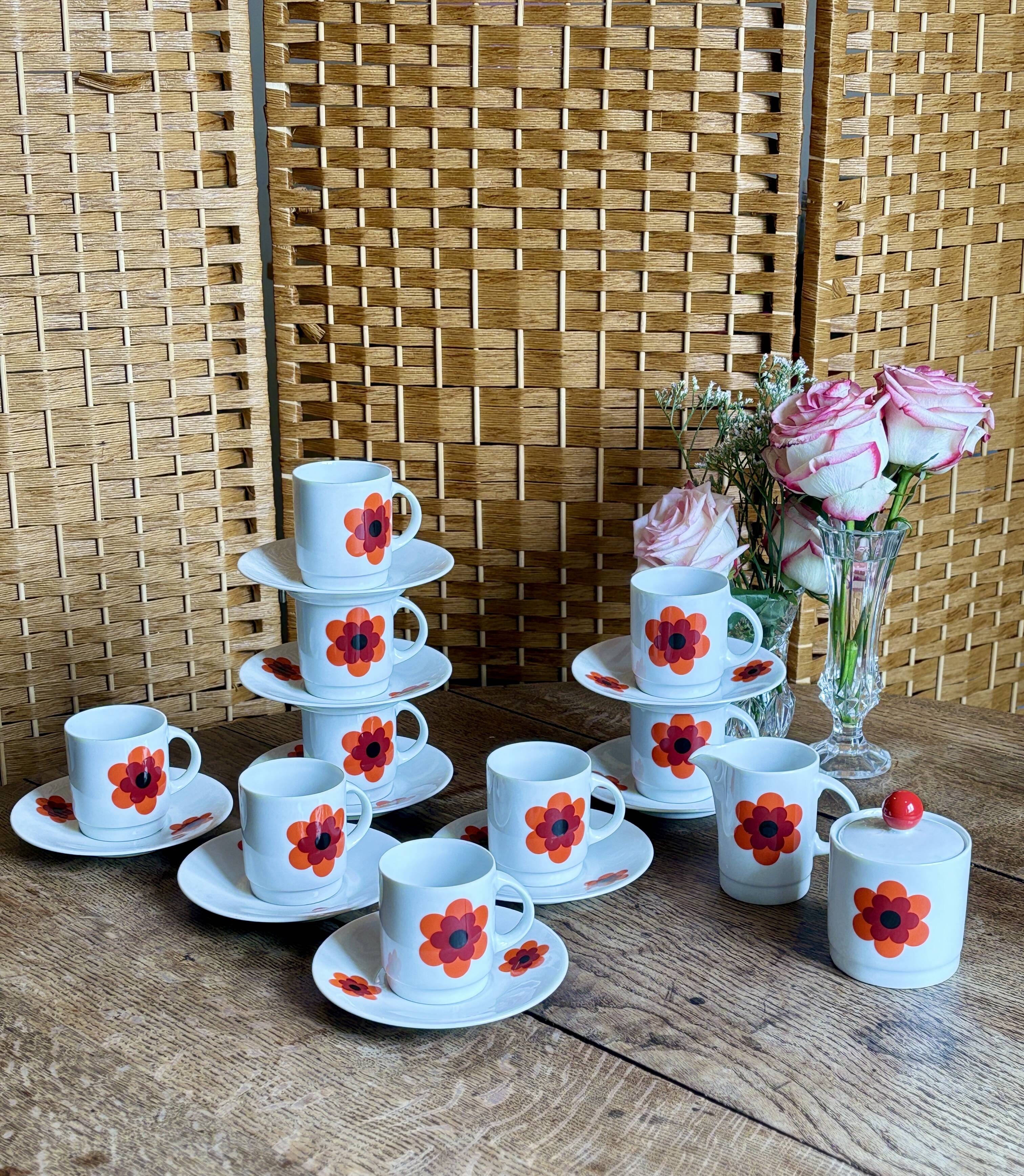 Vintage coffee service, Scherzer Bavaria