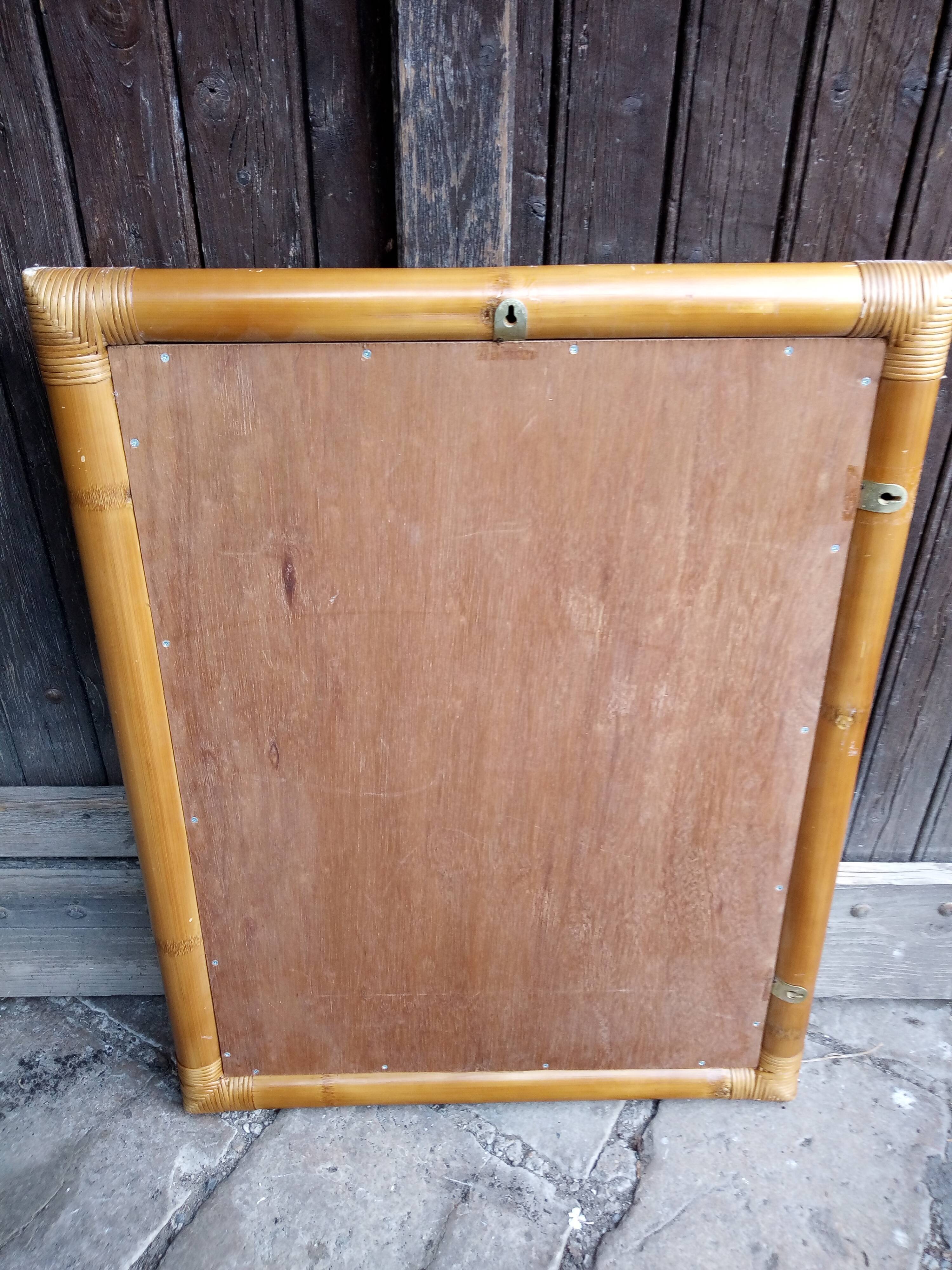 Bamboo mirror  71x91cm
