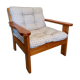 Vintage Danish armchair 1980's in pine