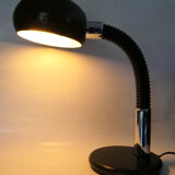 Table lamp or desk gamma lux italy black and chrome