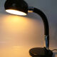 Table lamp or desk gamma lux italy black and chrome
