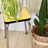 Yellow formica stool