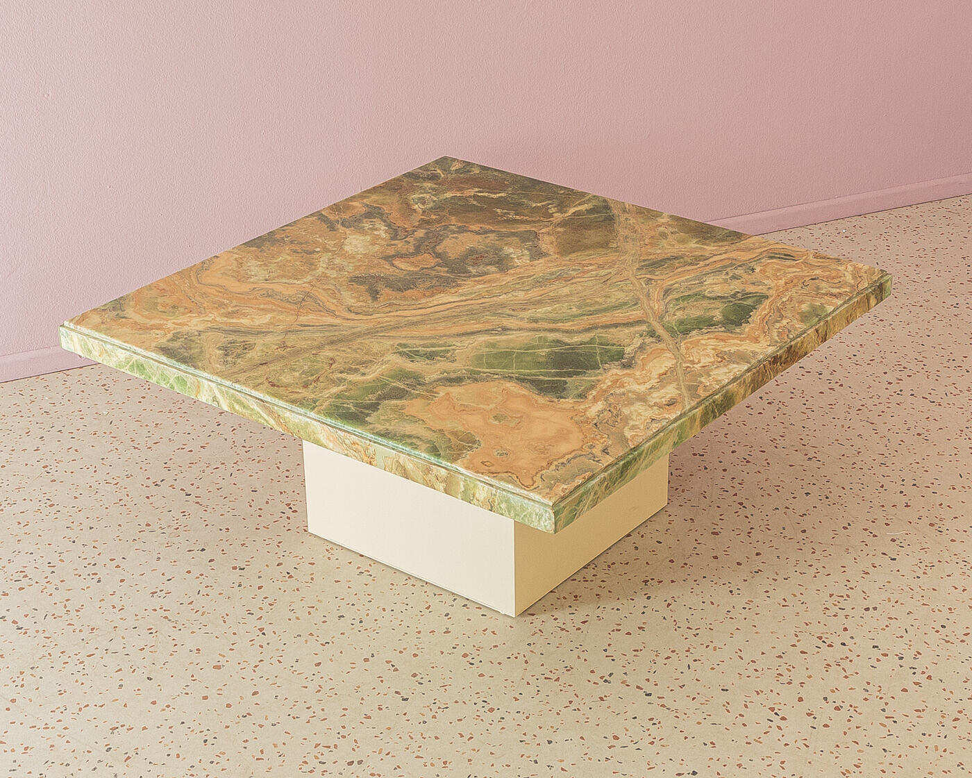 1960s onyx coffee table