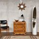 vintage art deco chest of drawers with compass feet