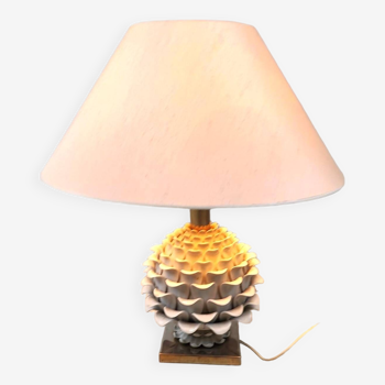 Lampe de table artichoque vintage en céramique italienne, 1960