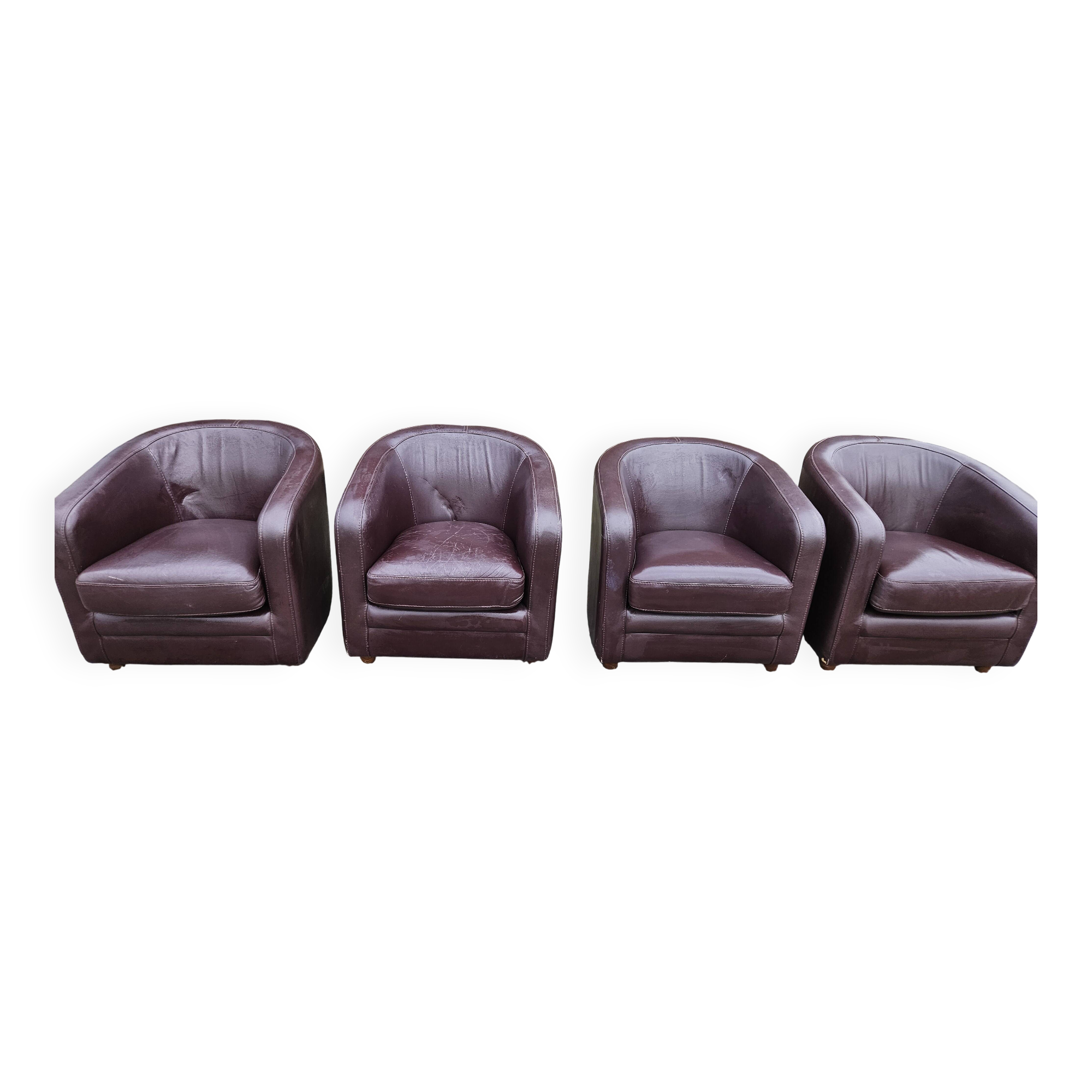 Duvivier toad armchairs