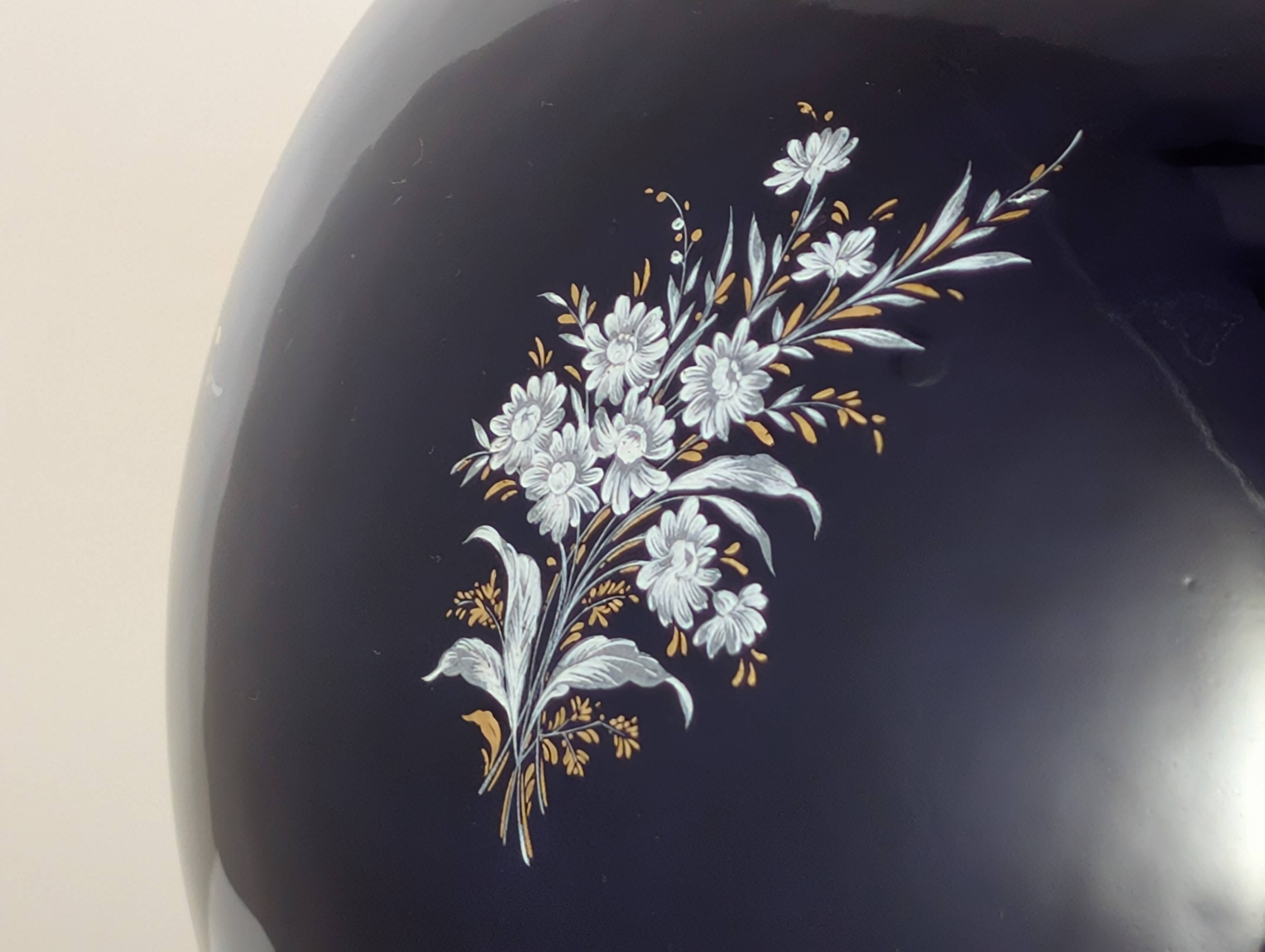 Pied de lampe porcelaine