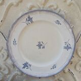 6 flat plates faience of Niderviller