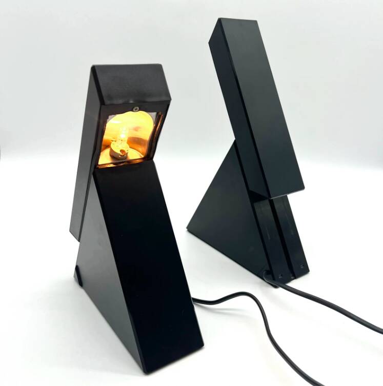“Delta” lamps by Mario Bertorelle for “Jm Rdm” Massanzago, 1980s