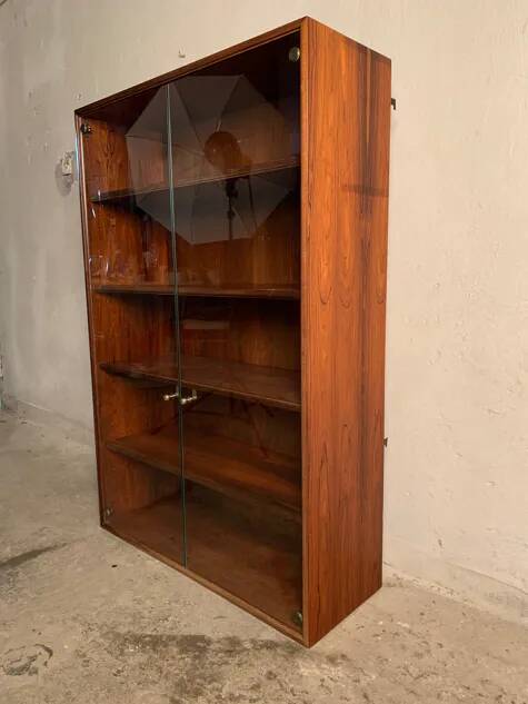 Rosewood display cabinet by Idee Mobel, Pesch, Germany, 1960s