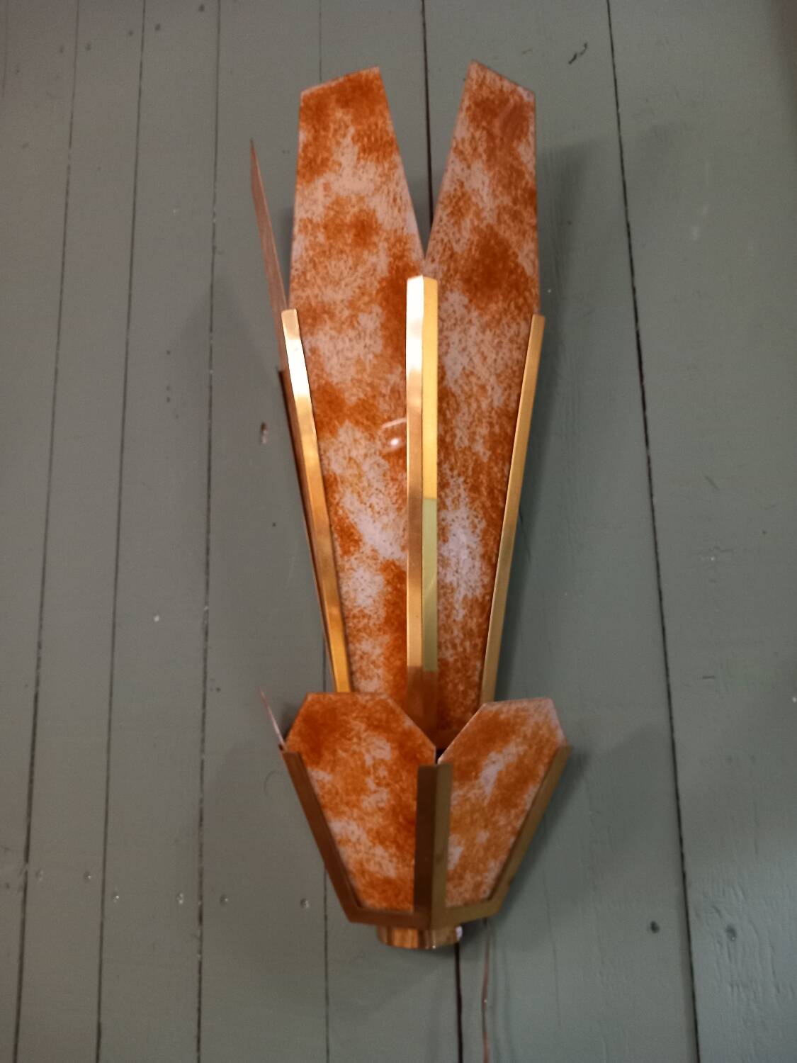 Pair of 1970 wall lights
