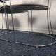 Set of 4 vintage Ursula chairs in black leather, Italian, from Arrben 1980