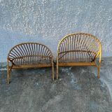 Rattan headboard