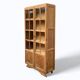 Art Deco Parisian glass-fronted wardrobe, demountable