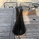 Set of 3 intertwined vases Design - smoked glass
