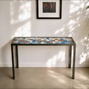 Console design – Unique piece – Wood from old boats