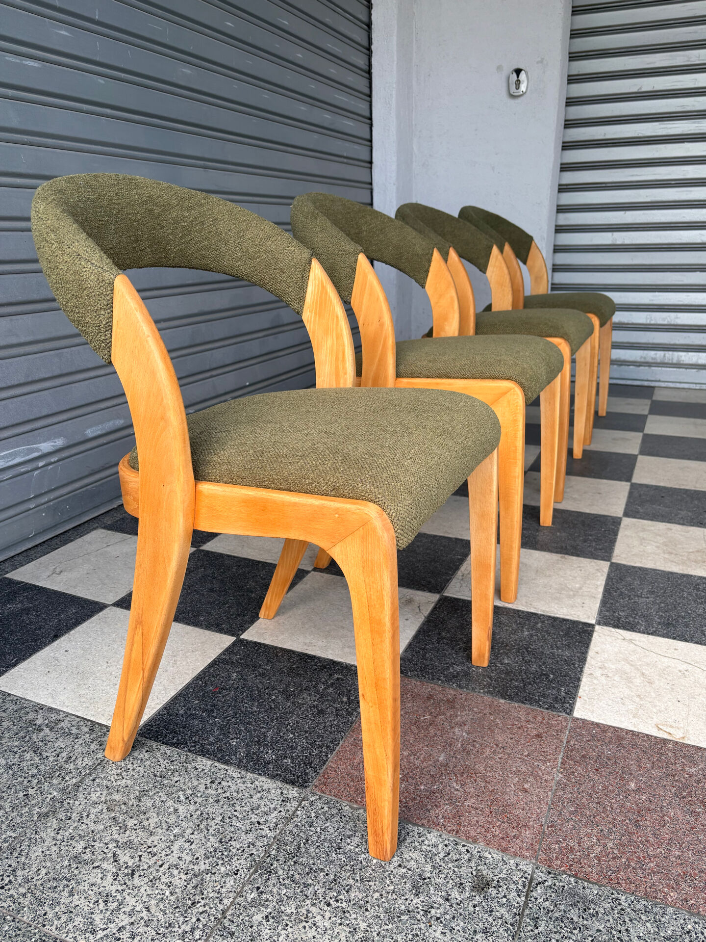Set de 4 chaises gondoles Baumann