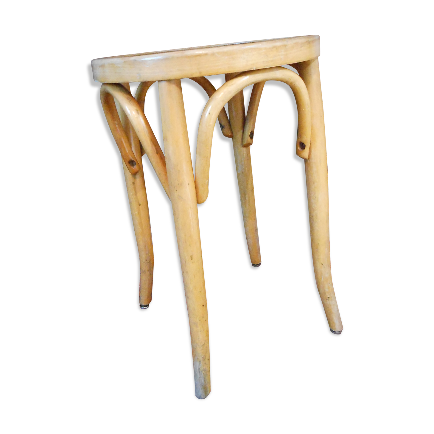 Bauman style stool numbered