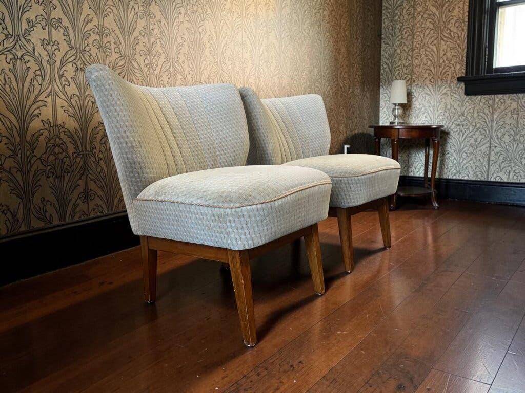 Ensemble de 2 fauteuils/canapés/sièges individuels vintage