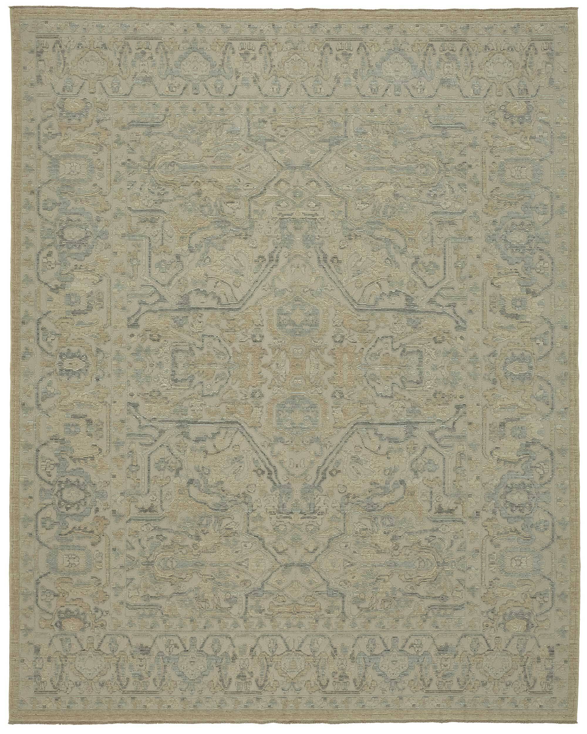 Turkish Handcrafted Loom Oushak Rug 275 cm x 345 cm