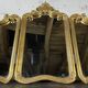 MIROIR TRIPTYQUE doré de style Louis XV