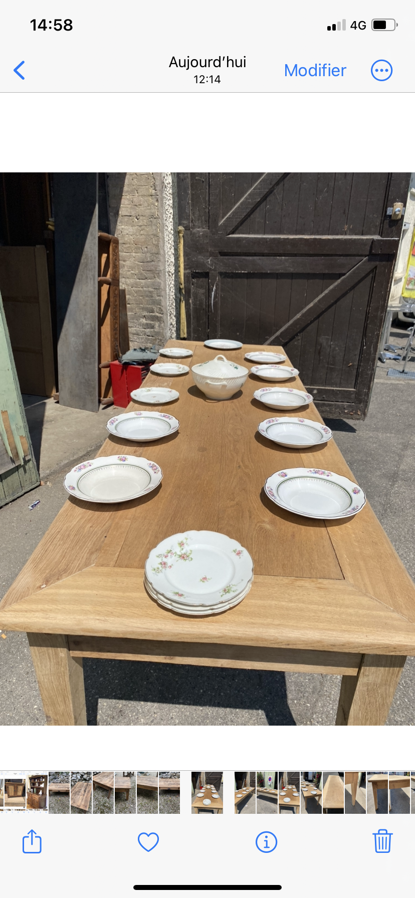 Table de ferme
